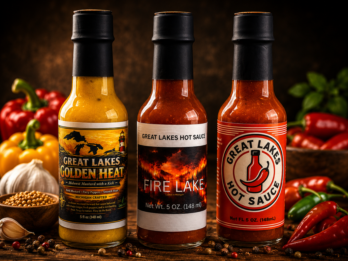 Great Lakes Hot Sauce- 3 pack deal - $30