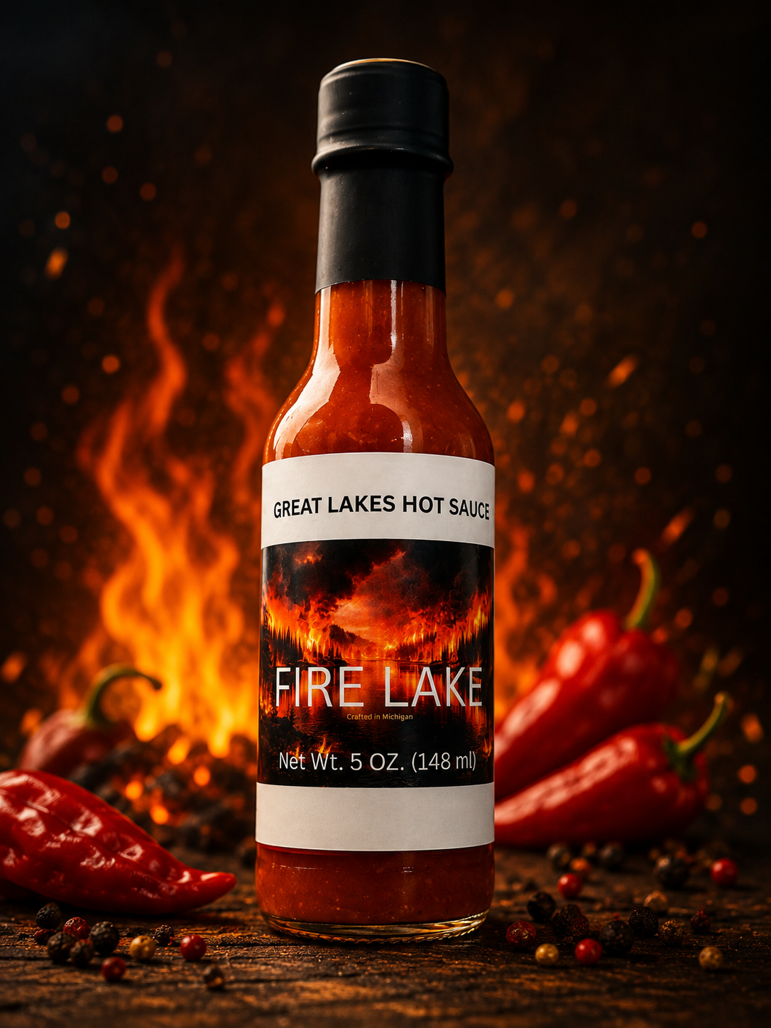Fire Lake - Pure Michigan. Very hot 8/10!